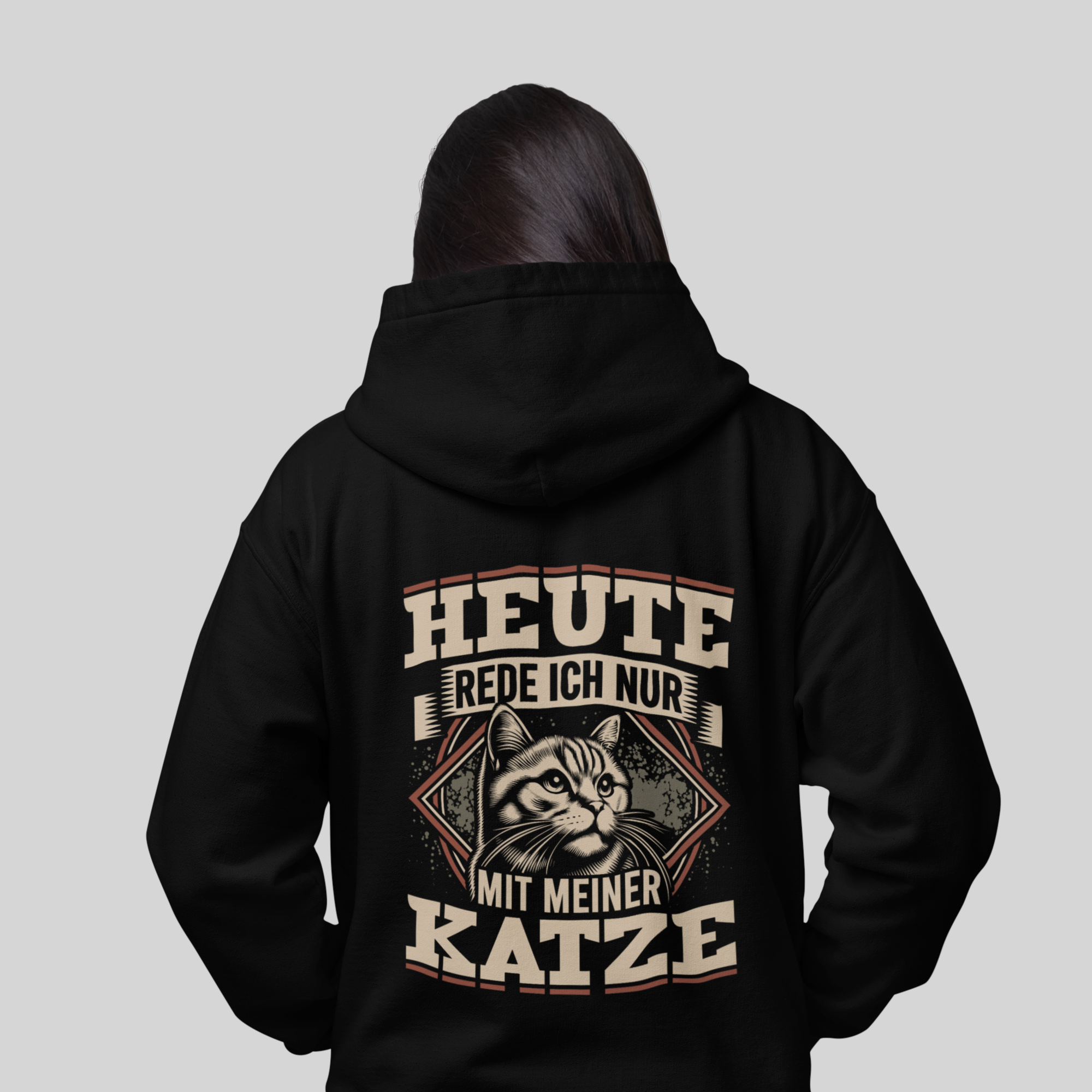 Rede nur mit meiner Katze - Hoodie Unisex