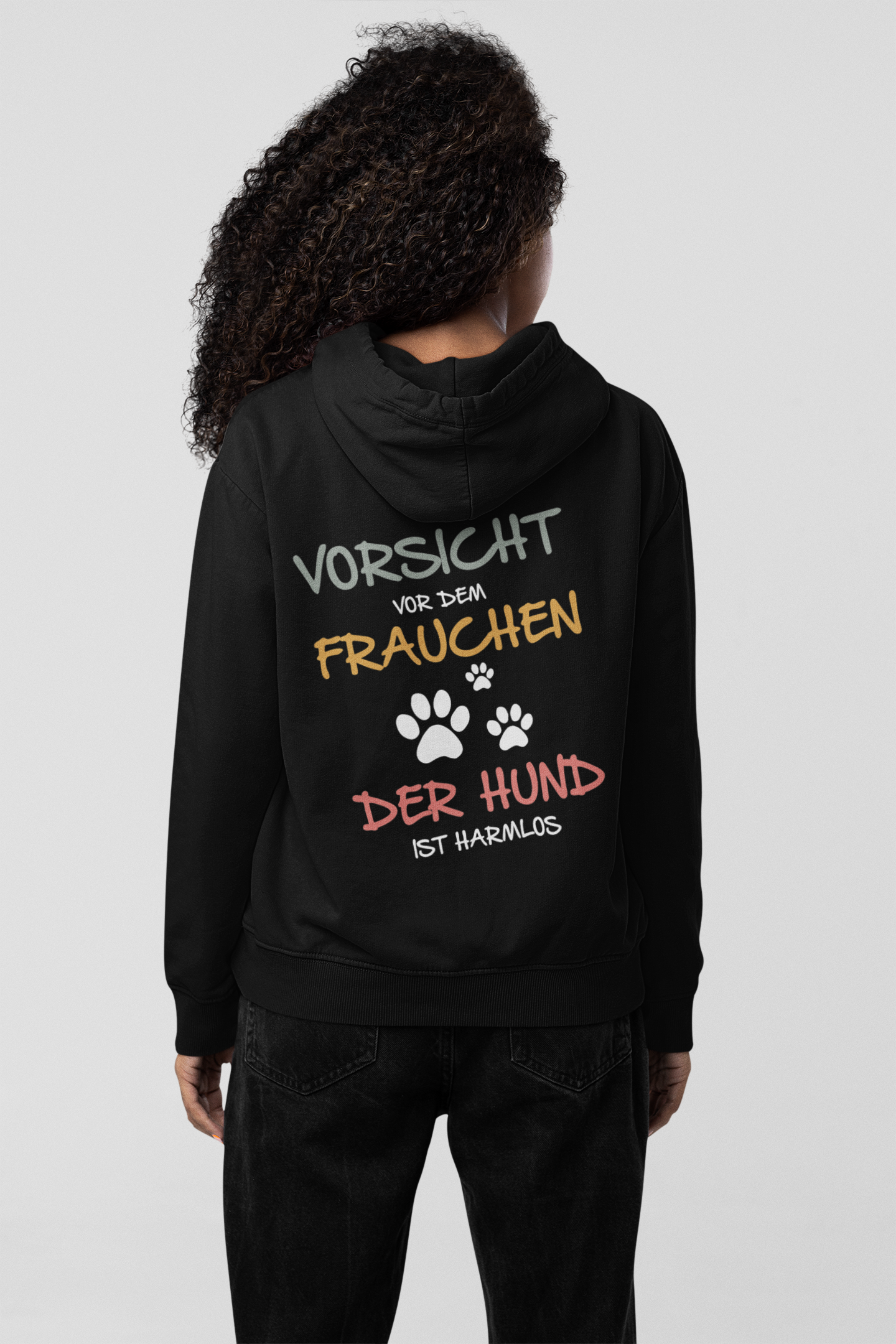 Der Hund ist harmlos - Zipper Hoodie Unisex