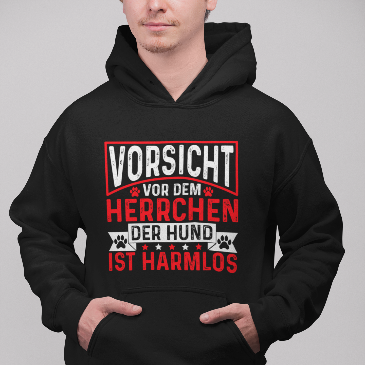 Vorsicht vor dem Herrchen - Hoodie Unisex