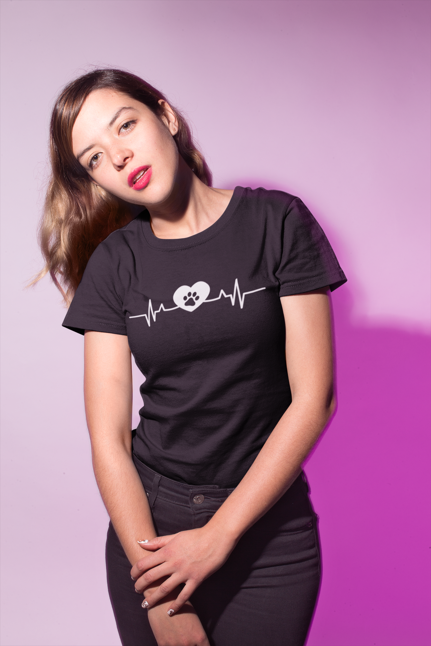 Herzschlag  - Damen T-Shirt