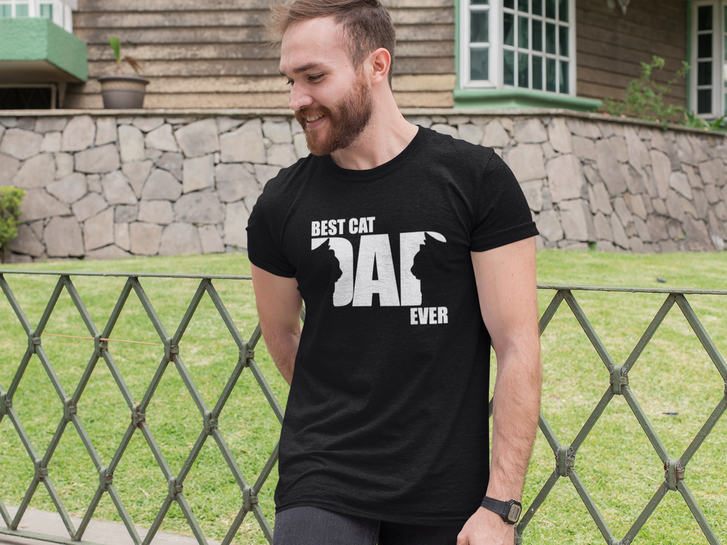 Best Cat Dad - Herren T-Shirt