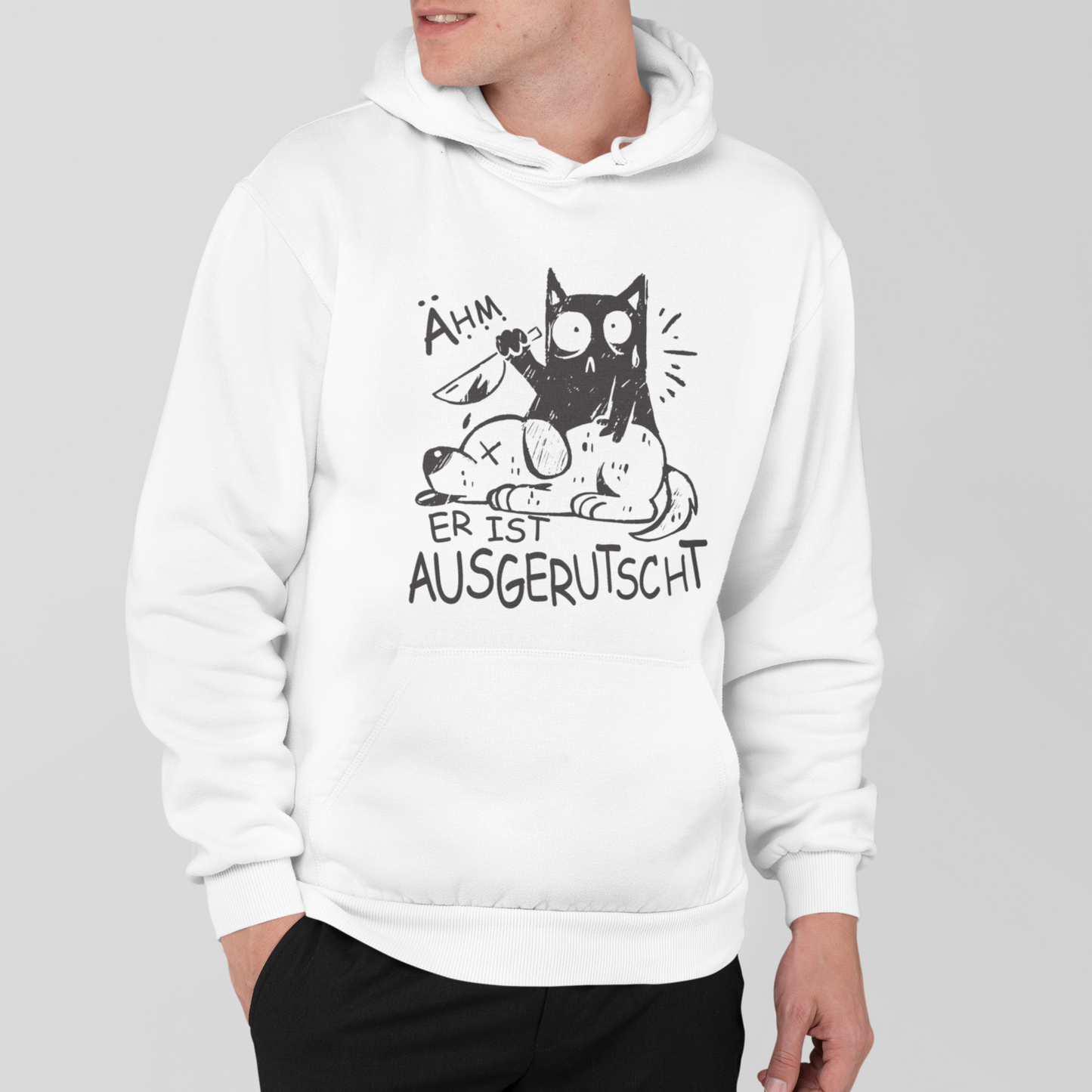 Er ist ausgerutscht - Hoodie Unisex