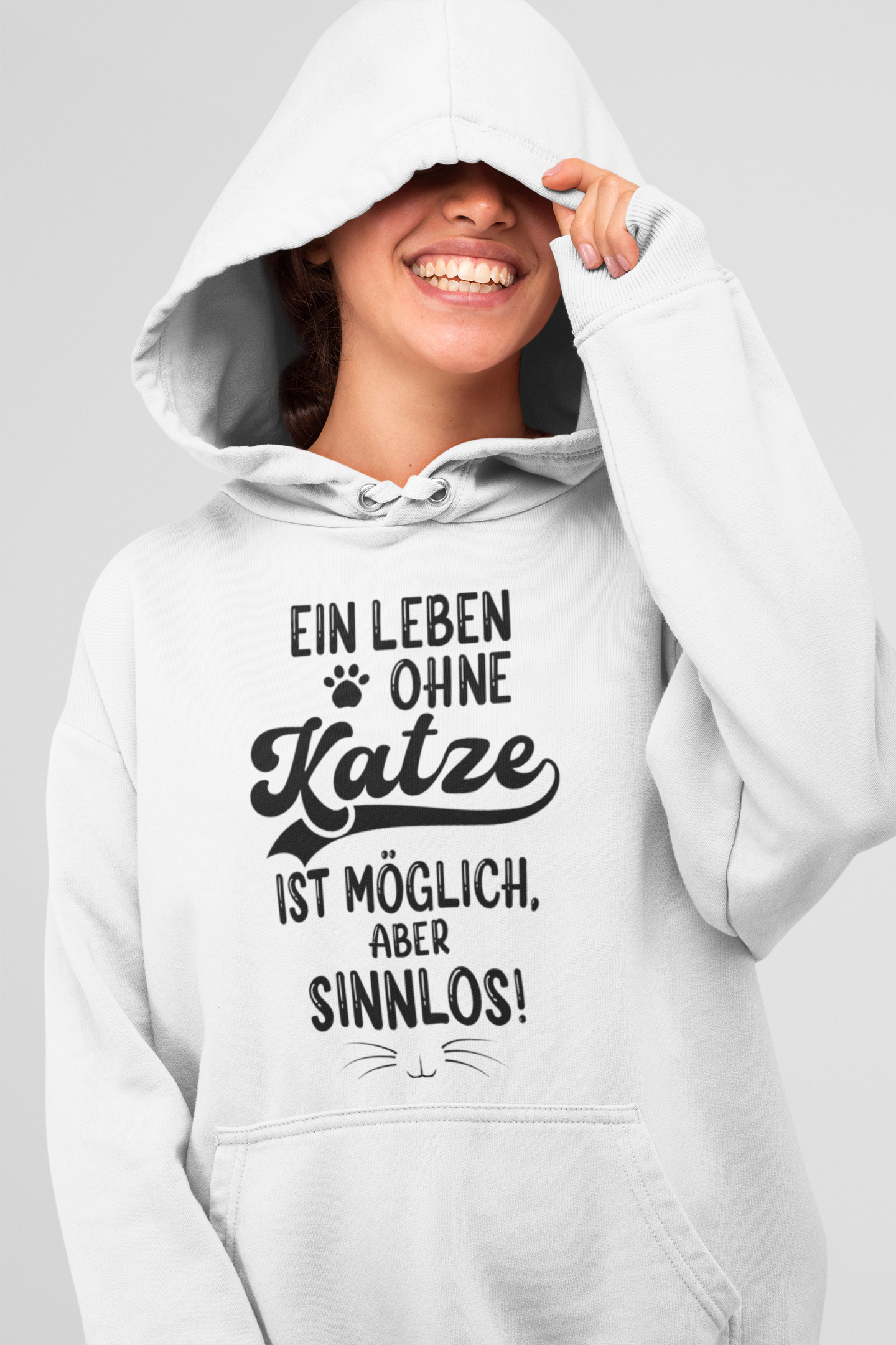 Leben ohne Katze - Hoodie Unisex