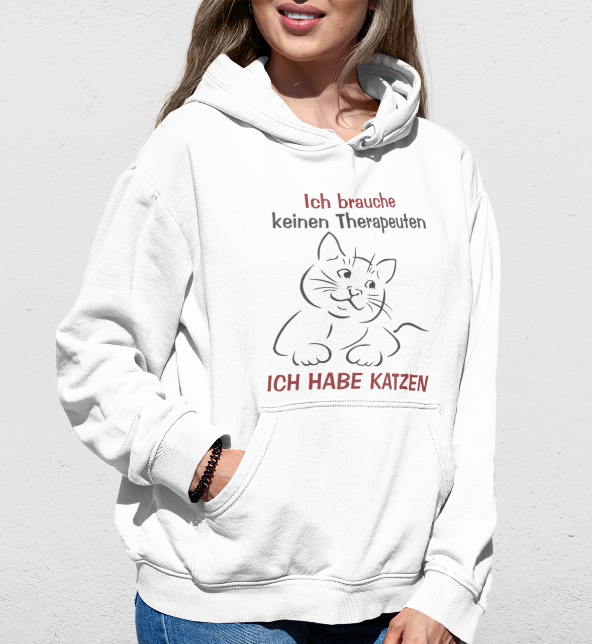 Ich habe Katzen - Hoodie Unisex