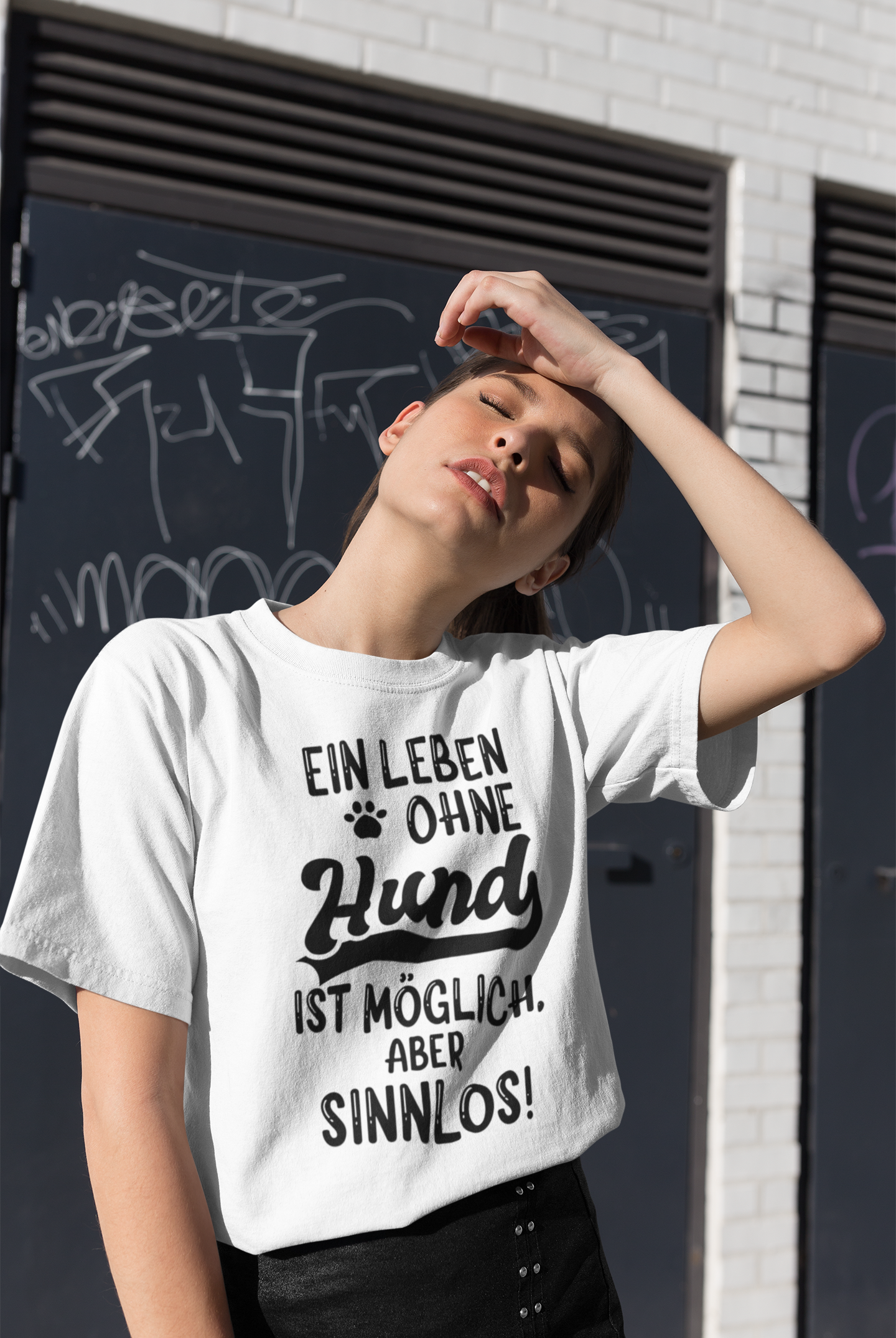 Ohne Hund - Damen T-Shirt