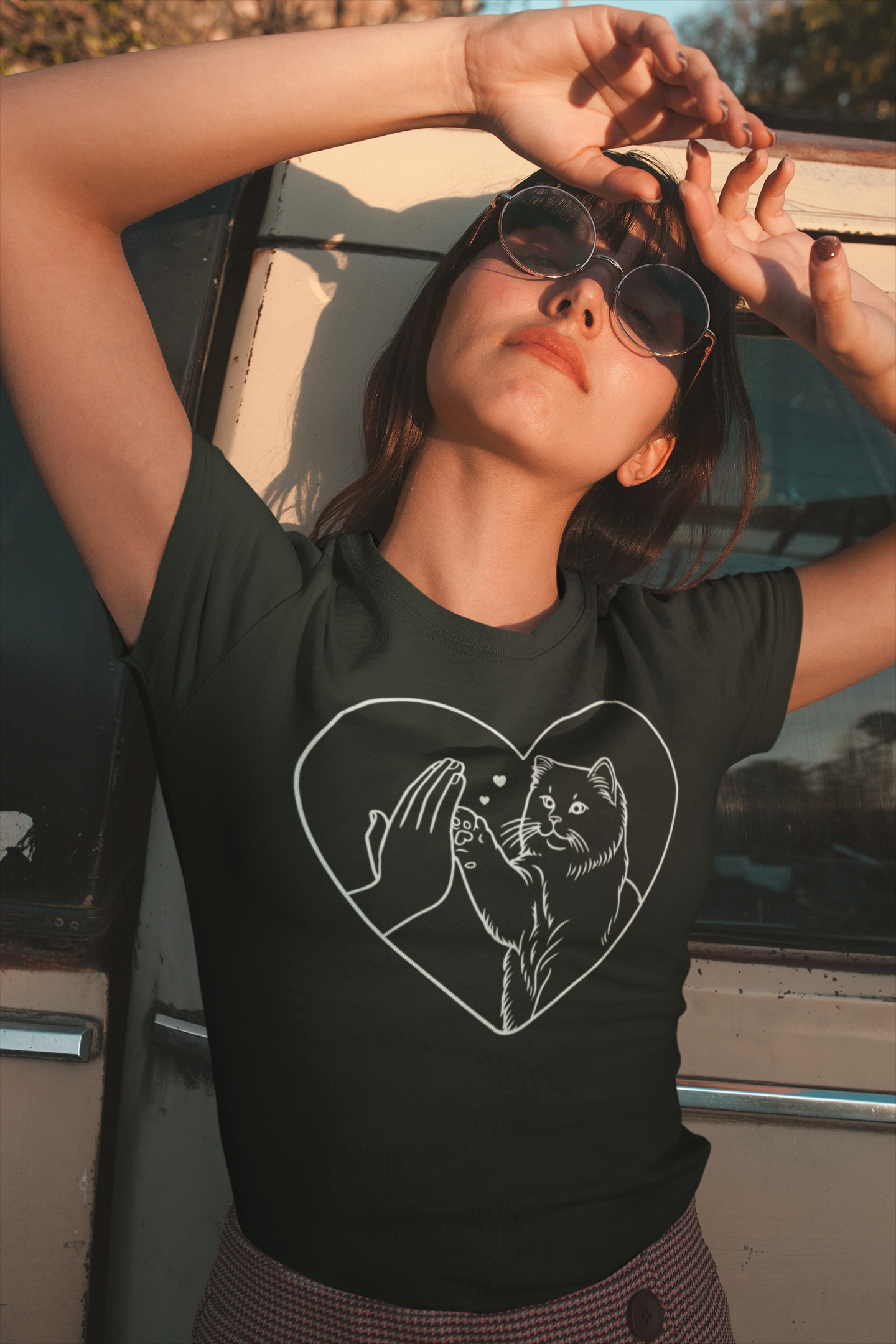 Katzenliebe - Damen T-Shirt